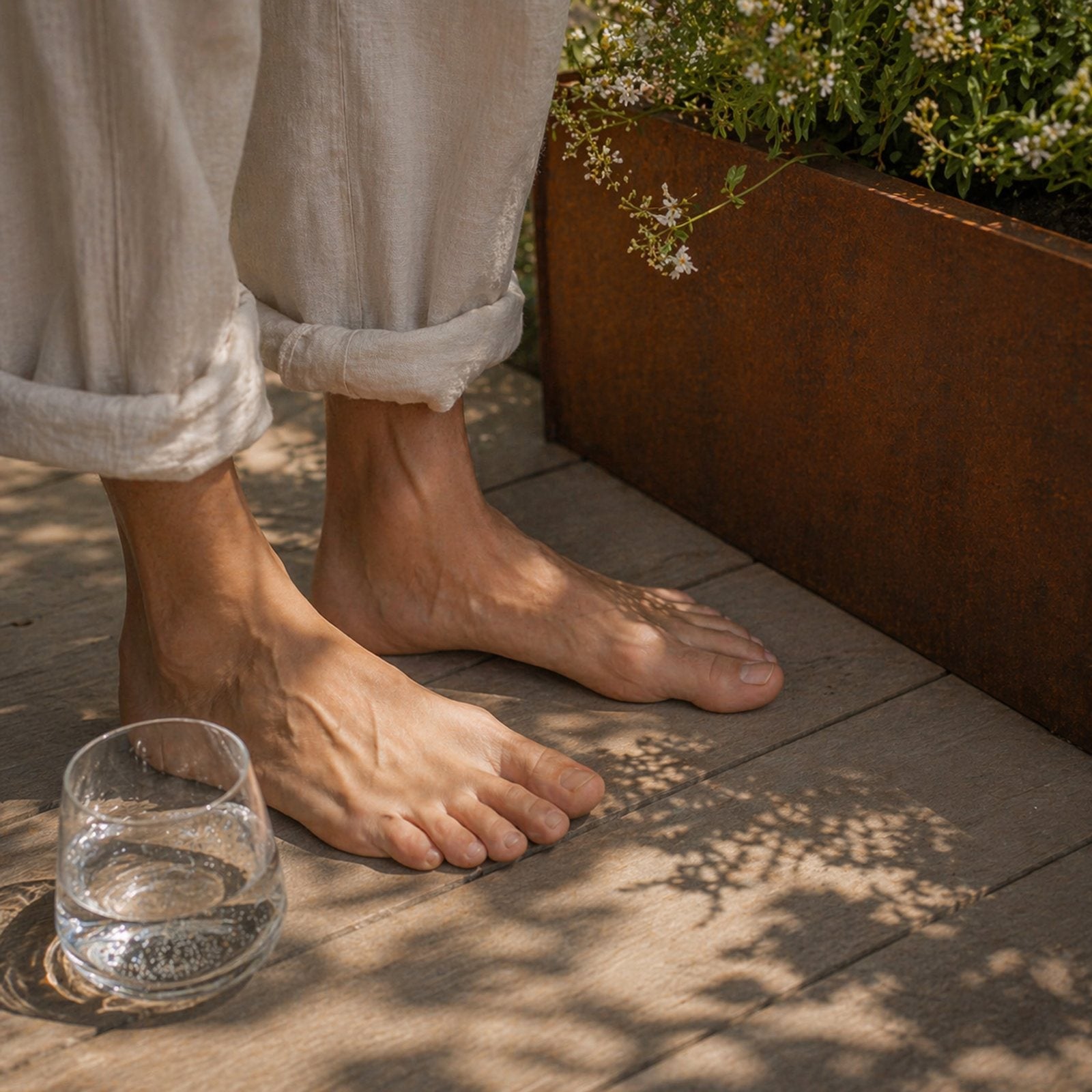 life barfod terrasse